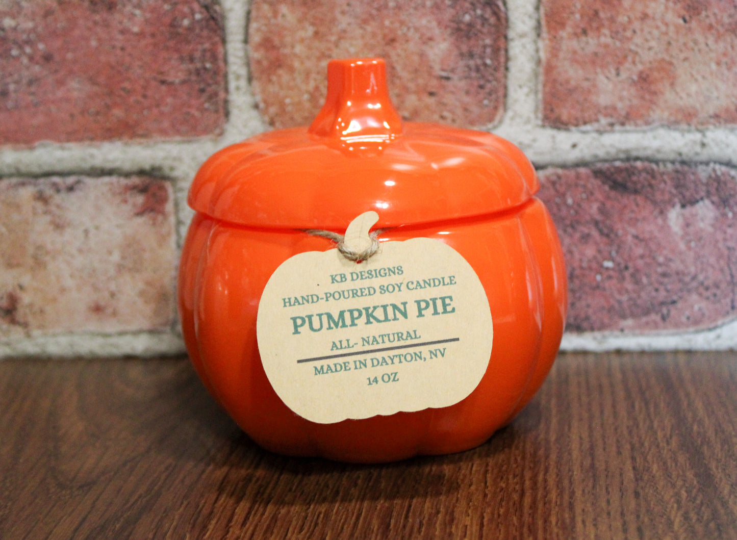 Pumpkin jar candles